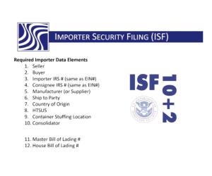 ISF申报
